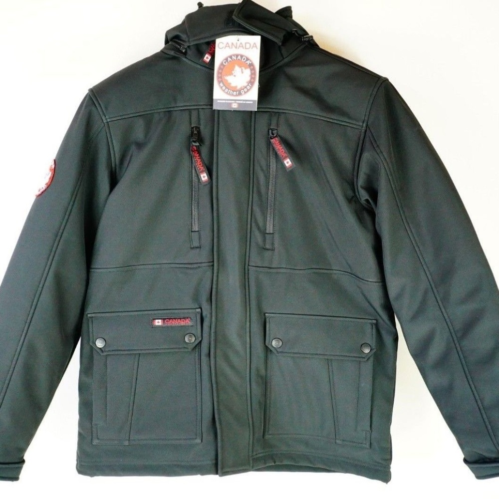 Canada Weather Gear Mens Size M Winter Coat Black